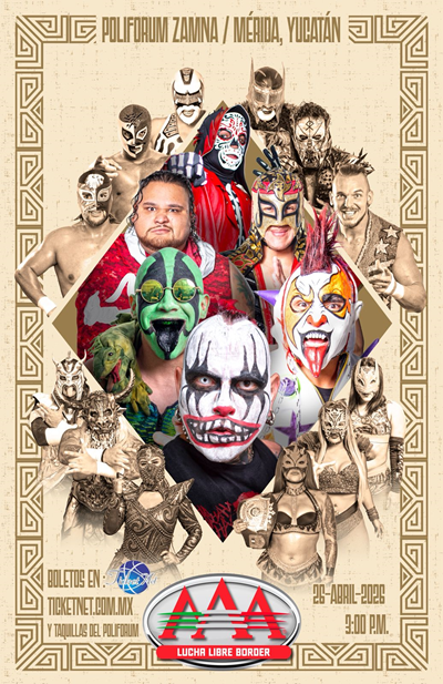 LUCHA LIBRE BORDER AAA POLIFORUM ZAMNA